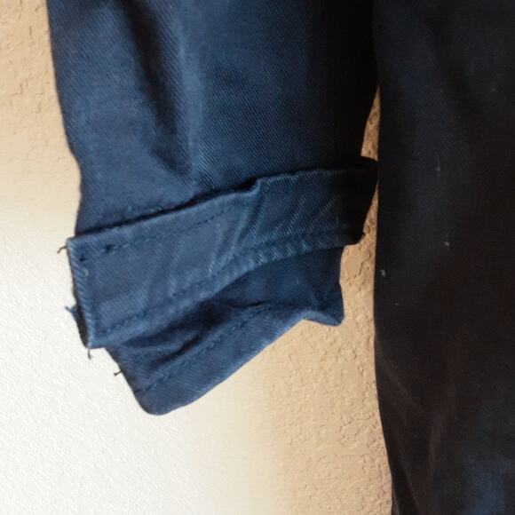 OEL Arc Flash Wear 12 CAL CM2 Navy Blue Electrician Safety Work Wear Coverall 2X - Picture 12 of 16